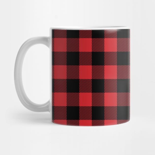 Buffalo Plaid Rustic Lumberjack Buffalo Check Pattern by Printable Pretty